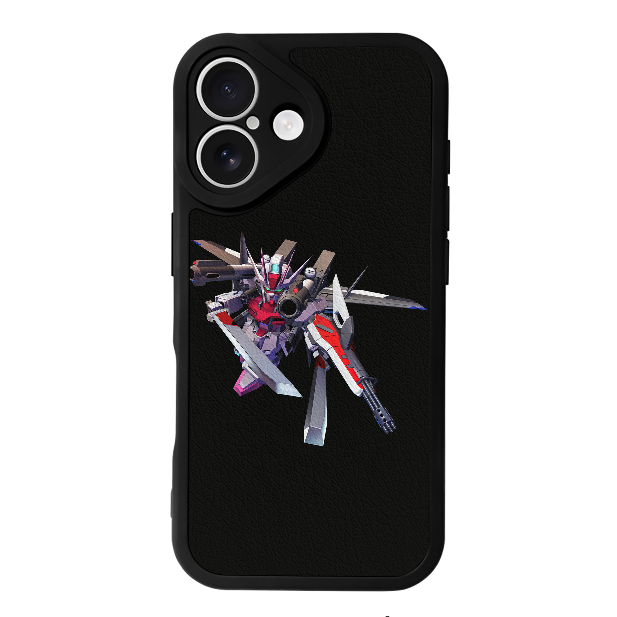 （画像用） 機動戦士ガンダム Mobile Suit Gundam 【iPhone 16シリーズ対応】シリコンスマホケース（レザー調） 材質：シリコン